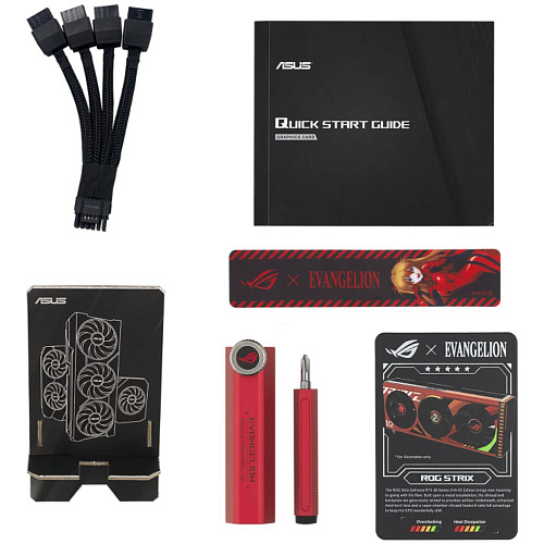 Видеокарта ASUS GeForce RTX 4090 24576Mb, Strix OC EVA-02 24G (ROG-Strix-RTX4090-O24G-EVA-02-Edition) 2xHDMI, 3xDP, Ret