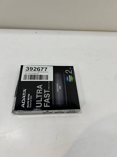 Внешний SSD-накопитель 2Tb A-DATA SE760 ASE760-2TU32G2-CTI (SSD) USB 3.1 Type C черный УЦЕНКА
