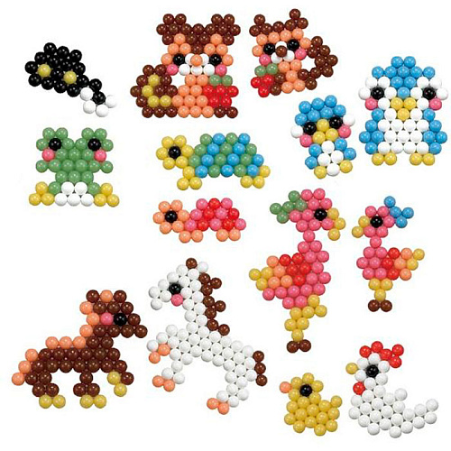 Набор для творчества Aquabeads Набор бусин "Забавные животные" 79298