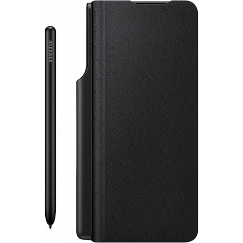 Чехол для Samsung Galaxy Z Fold3 Flip Cover с пером S Pen чёрный