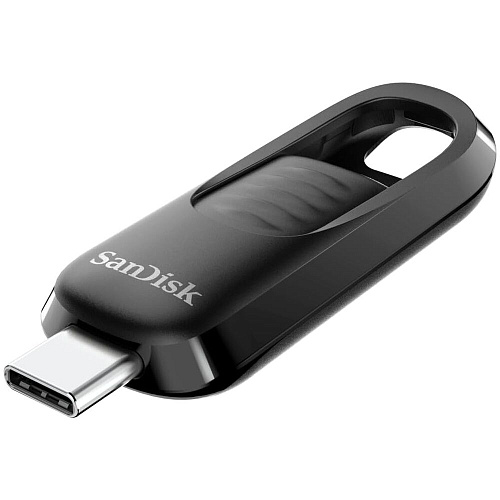 USB Flash накопитель 256GB SanDisk Ultra Slider (SDCZ480-256G-G46) USB-C Черный
