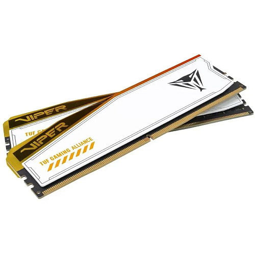 Модуль памяти DIMM 32Gb 2х16Gb DDR5 PC48000 6000MHz Patriot Memory Elite 5 RGB TUF Gaming White (PVER532G60C36KT)