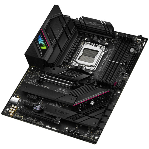 Материнская плата ASUS ROG Strix B650E-F Gaming WiFi B650 Socket AM5 4xDDR5, 4xSATA3, RAID, 3xM.2, 2xPCI-E16x, 6xUSB3.2, 2xUSB3.2 Type C, DP, HDMI, WiFi, 2.5Glan, ATX