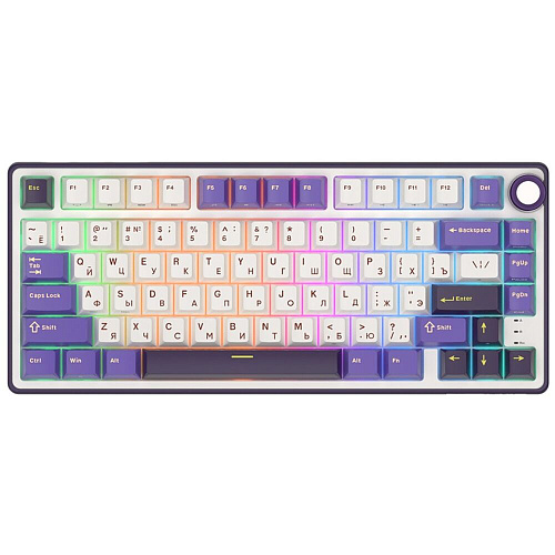 Клавиатура Royal Kludge R75 (RK Silver Switch) RGB (русская раскладка) Blackberry