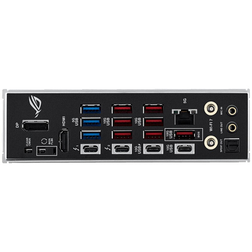 Материнская плата ASUS ROG Strix Z890-E Gaming WiFi Z890 Soc-1851 4xDDR5, 4xSATA3, RAID, 7хM.2, 2xPCI-E16x, 10xUSB3.2, 4xUSB3.2 Type C, DP, HDMI, WiFi, 5Glan, ATX