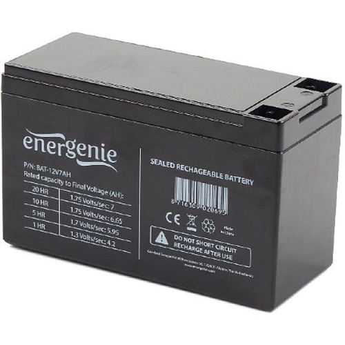 Батарея Energenie BAT-12V7AH, 12V 7Ah
