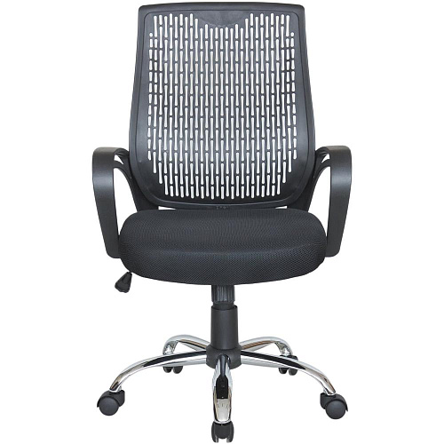 Кресло Рива RCH 8081 Серый/Чёрный пластик