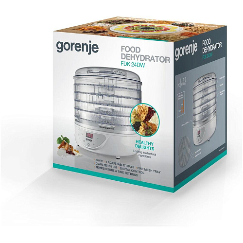 Сушилка для овощей, грибов и фруктов Gorenje FDK24DW