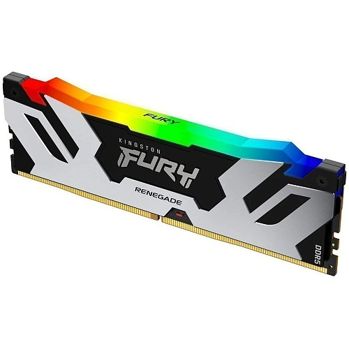Модуль памяти DIMM 48Gb DDR5 PC51200 6400MHz Kingston Fury Renegade RGB Silver (KF564C32RSA-48)