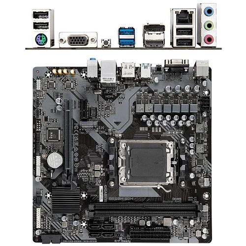 Материнская плата Gigabyte B650M S2H Socket-AM5 AMD B650 2xDDR5, 4xSATA3, RAID, 2xM.2, 1xPCI-E16x, 2xUSB3.2, D-Sub, DP, HDMI, 2.5Glan, mATX Ret