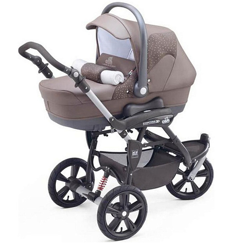 Коляска 3 в 1 Cam Cortina Evolution X3 Tris (т.бежевый/стразы)