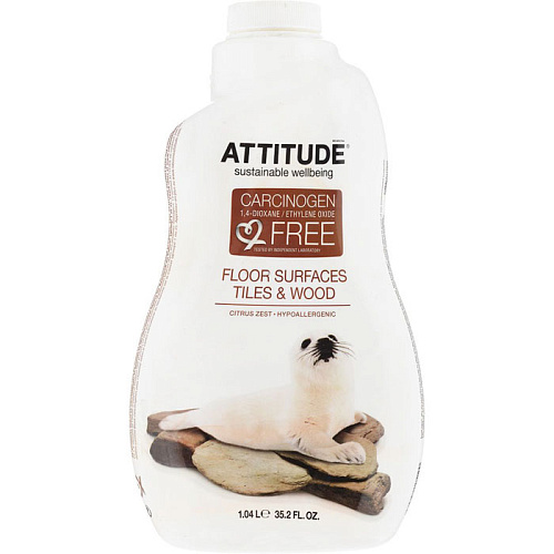 Attitude Средство для мытья полов Цедра цитруса, 1,04 л.
