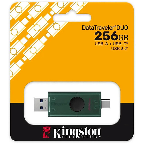 USB Flash накопитель 256GB Kingston DataTraveler Duo (DTDEG2/256GB) USB 3.2
