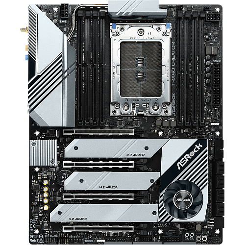 Материнская плата ASRock TRX40 Creator sTR4X AMD TRX40 8xDDR4, 8xSATA3, Raid, 3xM.2, 4xPCI-E16x, 6xUSB 3.1, 1xUSB3.1 Type C, Wi-Fi, 2xGLAN, eATX Ret