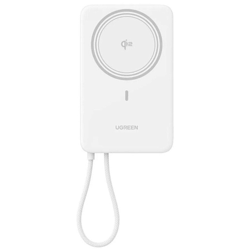 Внешний аккумулятор Ugreen PB570 (75983B) MagFlow Air Ultra-Slim Magnetic 10000mAh 30W White