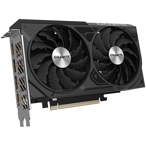 Видеокарта Gigabyte GeForce RTX 4060 Ti 16384Mb, Windforce OC 16 Gb (GV-N406TWF2OC-16GD) 2xHDMI, 2xDP, Ret