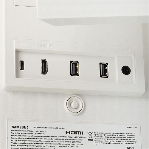 Монитор 32" Samsung Smart monitor M8 S32FM803UIXCI VA 3840x2160 4ms HDMI, USB Type-C