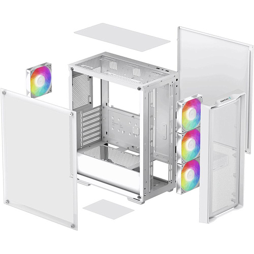 Корпус ATX Miditower Deepcool CC560 MESH V2 WH ARGB White