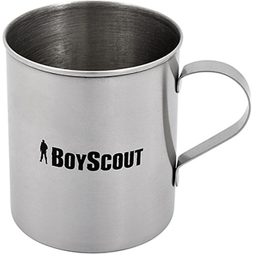 Кружка туристическая Boyscout нержавеющая сталь 400 мл 61156