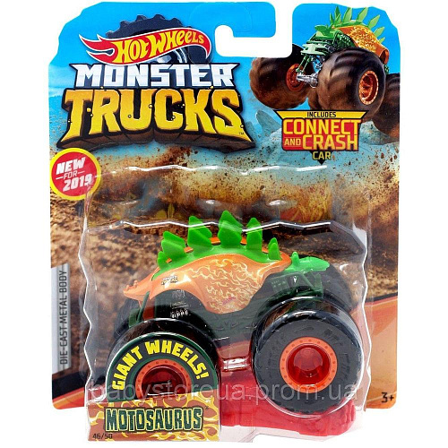 Mattel Hot Wheels Базовый Монстр трак 1:64 FYJ44 Motosaurus 45/50
