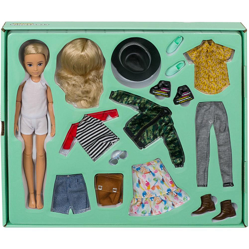 Mattel Creatable World Делюкс кукла+одежда с аксессуарами DC-414 GGT67