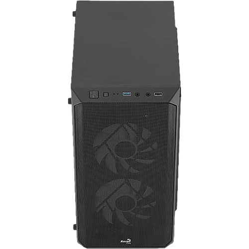 Корпус MicroATX Minitower AeroCool Cs-107-A-BK-v2 FRGB Black