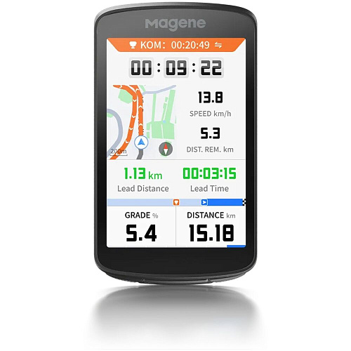 Magene Велокомпьютер GPS C706 тип BI, черный