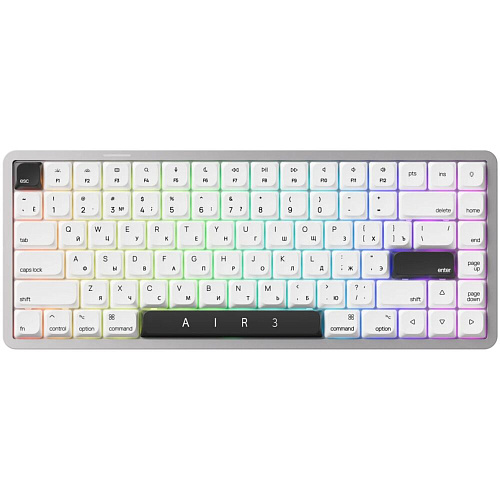 Клавиатура беспроводная xG AIR 3 Wireless (Kailh Cloud Switch (Linear)) RGB (русская раскладка) White