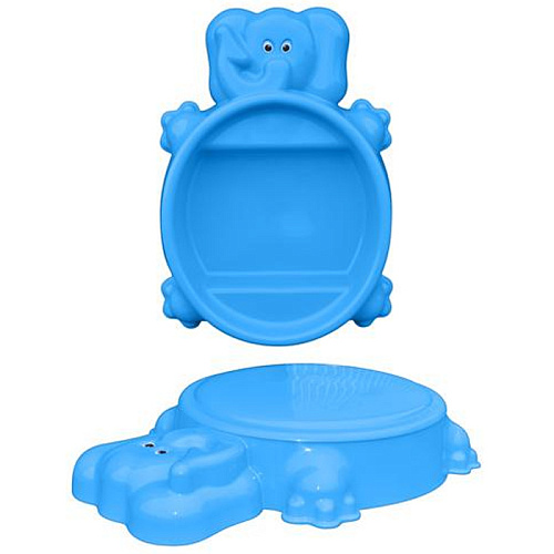 Песочница Mochtoys "Слоник" с крышкой 10038