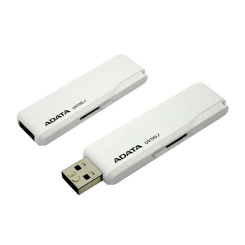 USB Flash накопитель 32GB A-Data DashDrive UV110 (AUV110-32G-RWH) White
