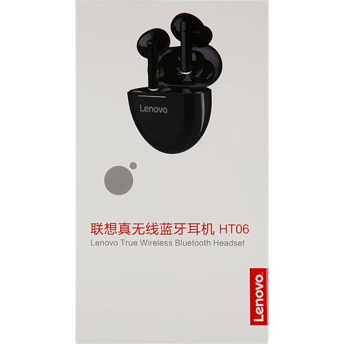 Bluetooth гарнитура Lenovo HT06 Black
