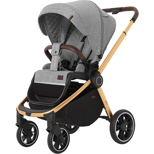 Коляска 2 в 1 Carrello Epica CRL-8510 Silver Grey (зол.рама)