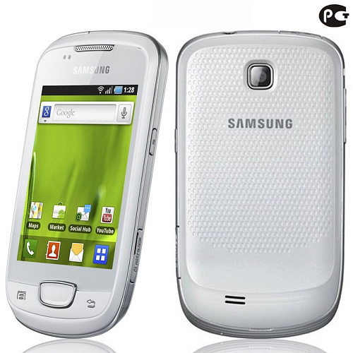 Смартфон Samsung S5570 Galaxy mini chic white