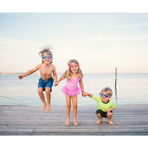 Очки для плавания Babiators Submariners. Ангелы (Angels). Синий. 3-7 лет