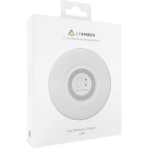 Беспроводная зарядная панель Lyambda LW1, White
