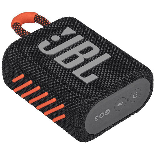 Портативная bluetooth-колонка JBL Go 3 Black/Orange