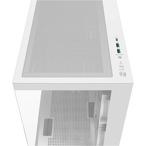 Корпус MicroATX Minitower Deepcool CG380 3F WH белый