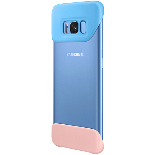 Чехол для Samsung Galaxy S8 SM-G950 2Piece Cover голубой/персиковый