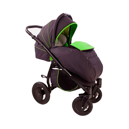 Коляска 2 в 1 Tutis Zippy Sport Plus Серый/зеленый