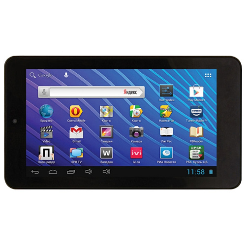 Планшет Ritmix RMD-727 RockChip RK3168 1,0Ггц/512Мб/4Гб/7" 800*480/WiFi/Android 4.0