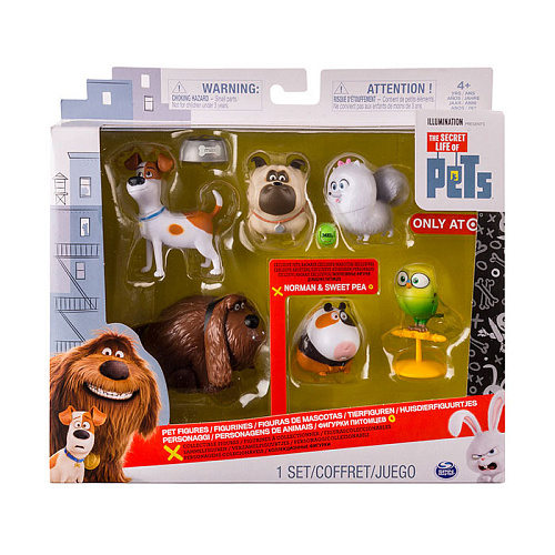 Игровой набор Secret Life of Pets 6 фигурок героев 72812