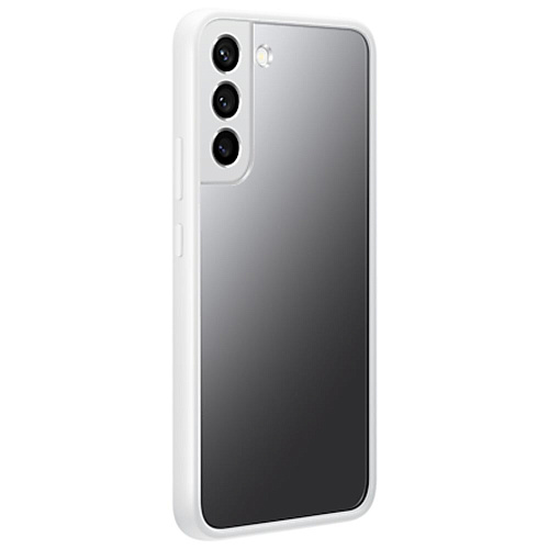 Чехол для Samsung Galaxy S22+ Frame Cover белый/прозрачный