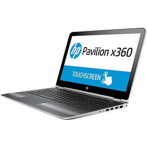Ноутбук HP Pavilion 15x360 15-bk102ur Y5V55EA Core i5 7200U/8Gb/500Gb+8Gb SSD/15.6" FullHD Touch/Win10 Natural Silver