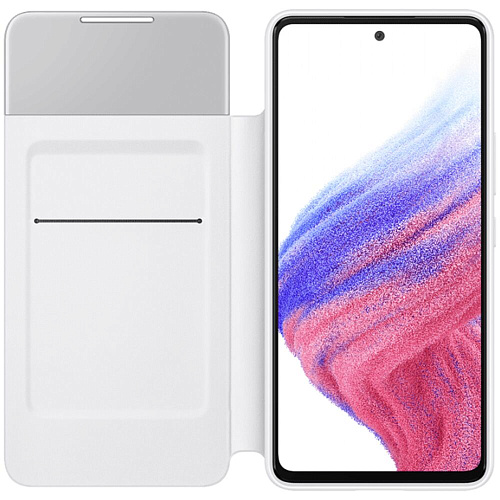Чехол для Samsung Galaxy A53 5G SM-A536 Smart S View Wallet Cover белый