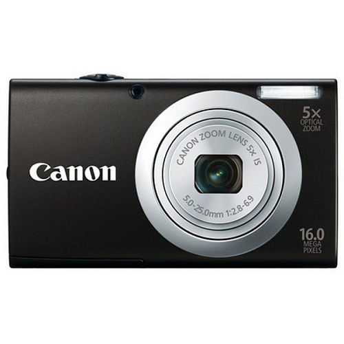Компактная фотокамера Canon PowerShot A2400 Black (16Mpix, 5x zoom, 2.7"LCD, SD/SDHC/MMC)