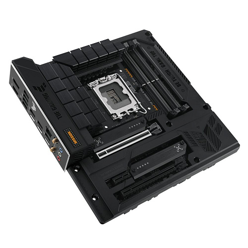 Материнская плата ASUS TUF Gaming B760M-BTF WiFi B760 Socket-1700 4xDDR5, 4xSATA3, RAID, 3xM.2, 2xPCI-E16x, 3xUSB3.2, 3xUSB3.2 Type C, DP, HDMI, 2.5Glan, mATX