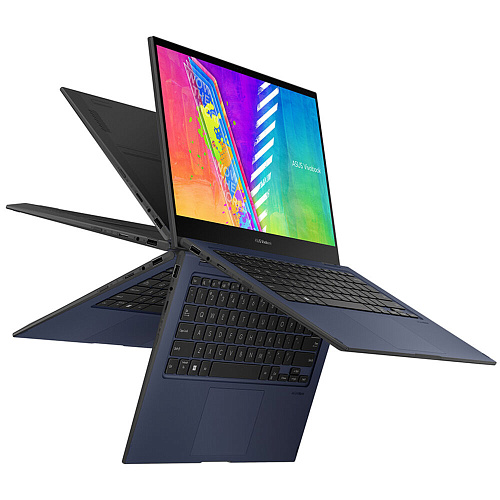Ноутбук ASUS VivoBook Go 14 Flip TP1400KA-EC109W Pentium Silver N6000/4Gb/256Gb SSD/14" FullHD/Win11 Quiet Blue