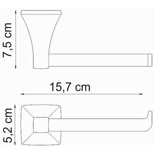Держатель туалетной бумаги WasserKRAFT Wern K-2596