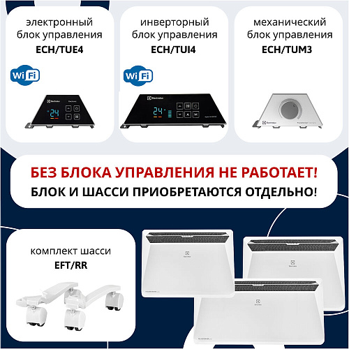 Модуль отопительный электрического конвектора Electrolux Rapid Transformer System ECH/R-1000 T