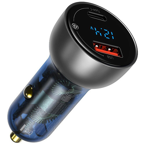 Автомобильное зарядное устройство Baseus Particular CCKX-C0A 65W USB A + Type-C черное